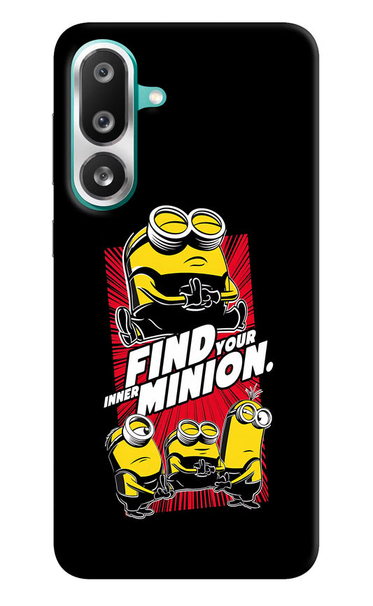 Find your inner Minion Samsung F56 Hard Case Back Cover by Casekaro
