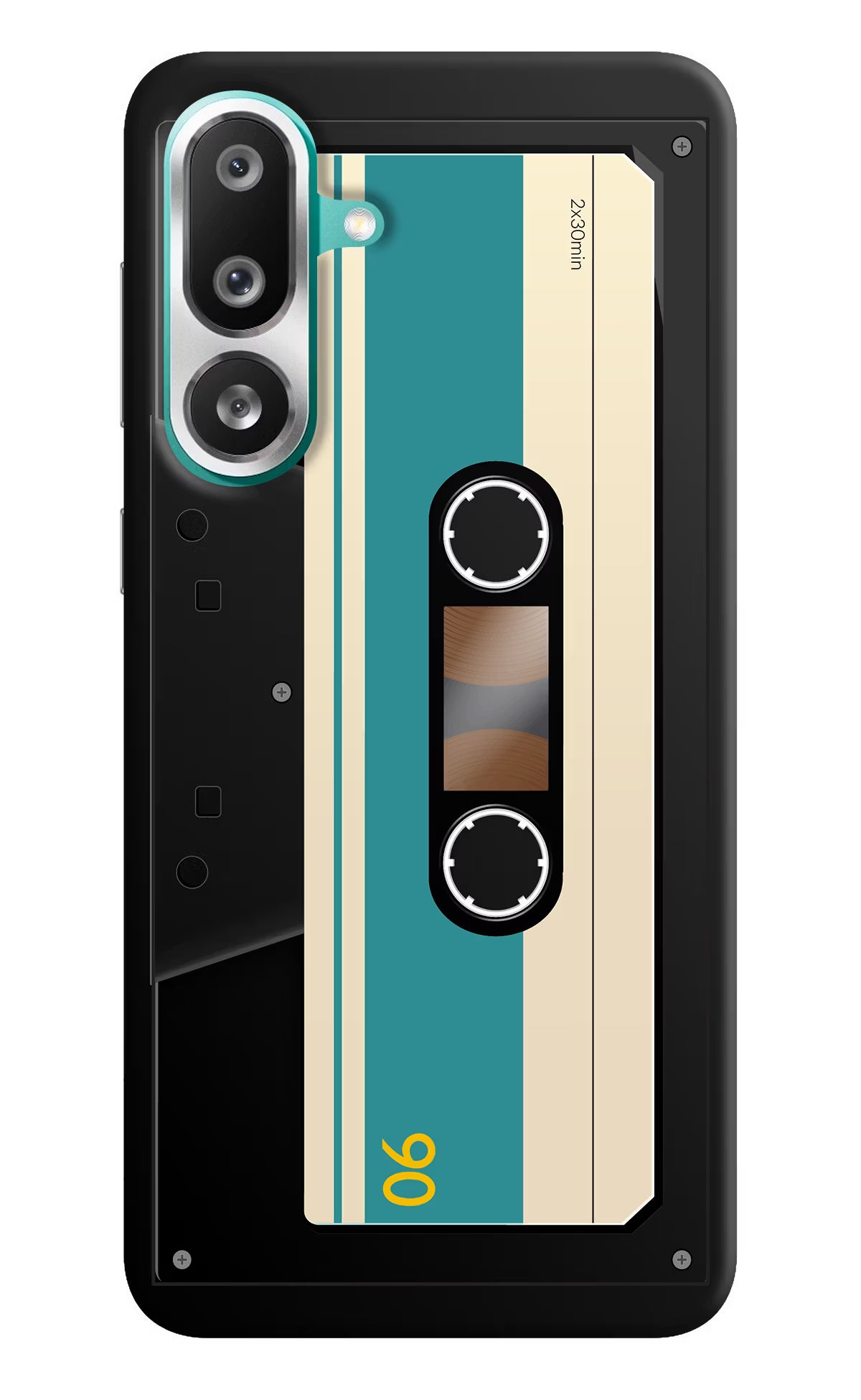 Cassette Samsung F56 Hard Case Back Cover by Casekaro