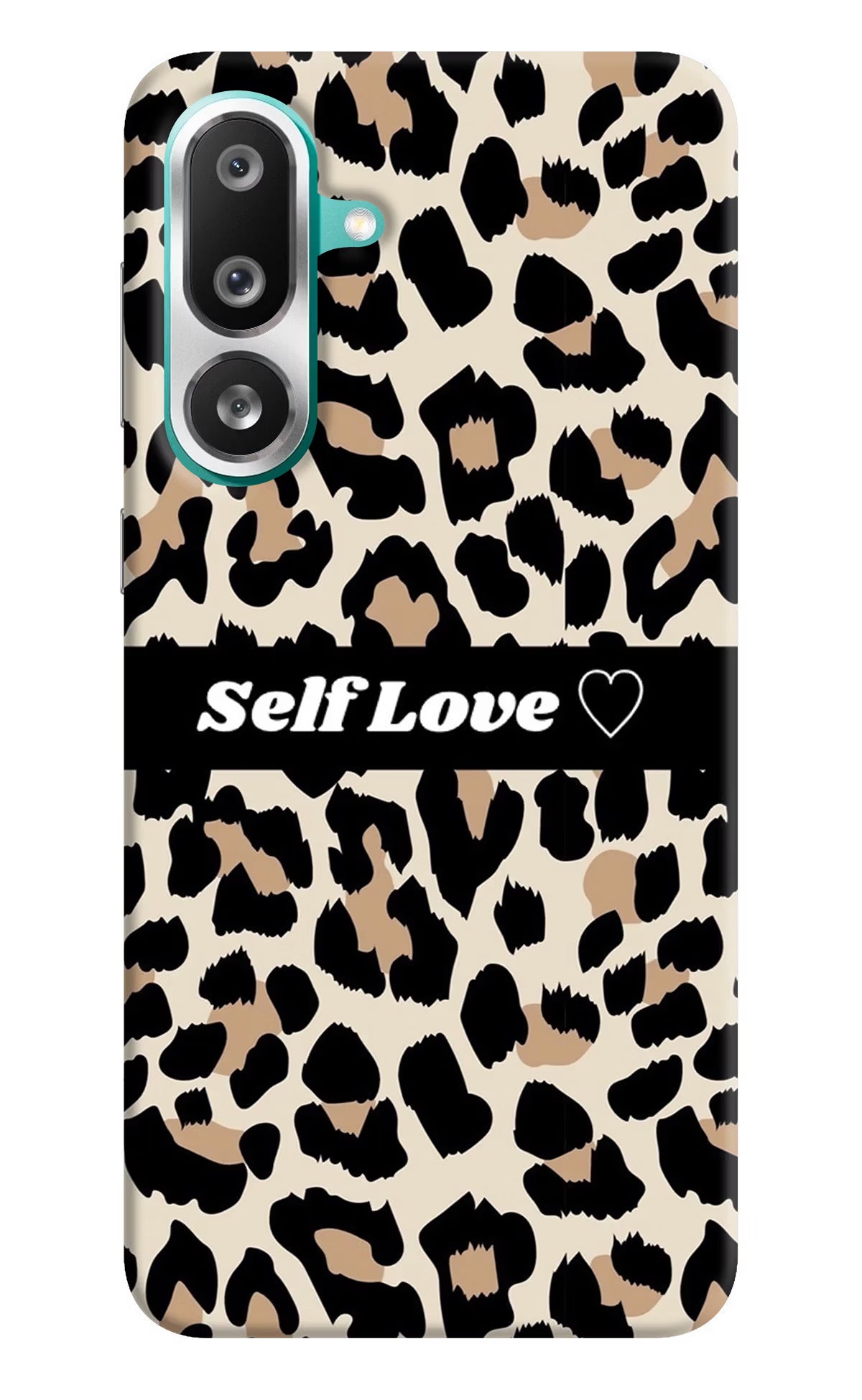 Leopard Print Self Love Samsung F56 Hard Case Back Cover by Casekaro