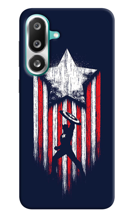 Captain America Marvel Art Samsung F56 Hard Case Back Cover by Casekaro