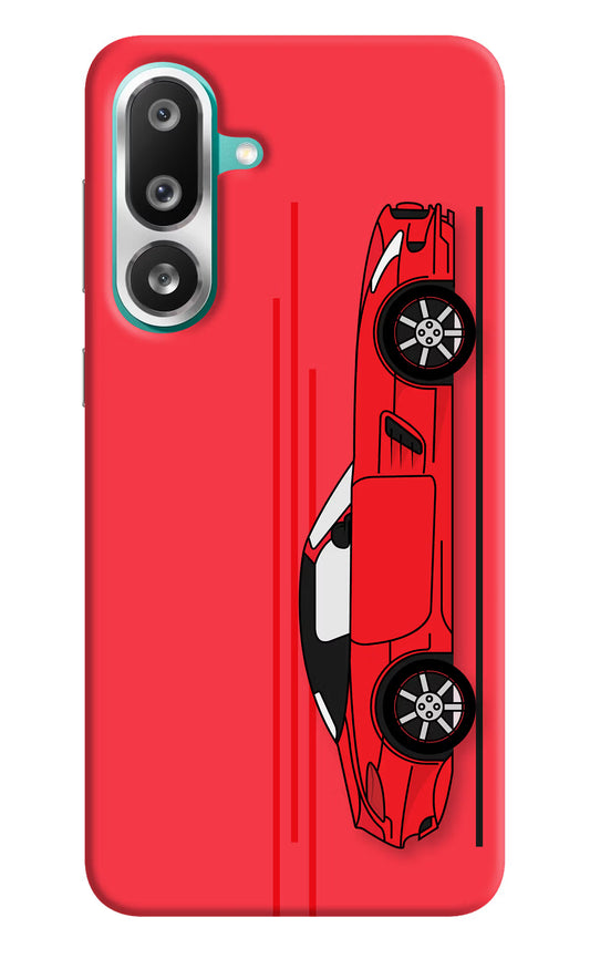 Red Velocity Samsung F56 Hard Case Back Cover by Casekaro