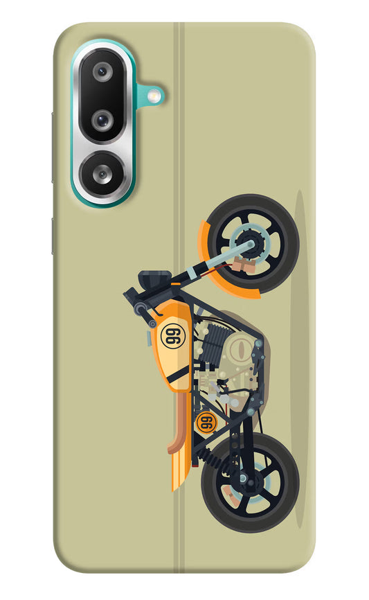 Vertical Speedster Samsung F56 Hard Case Back Cover by Casekaro