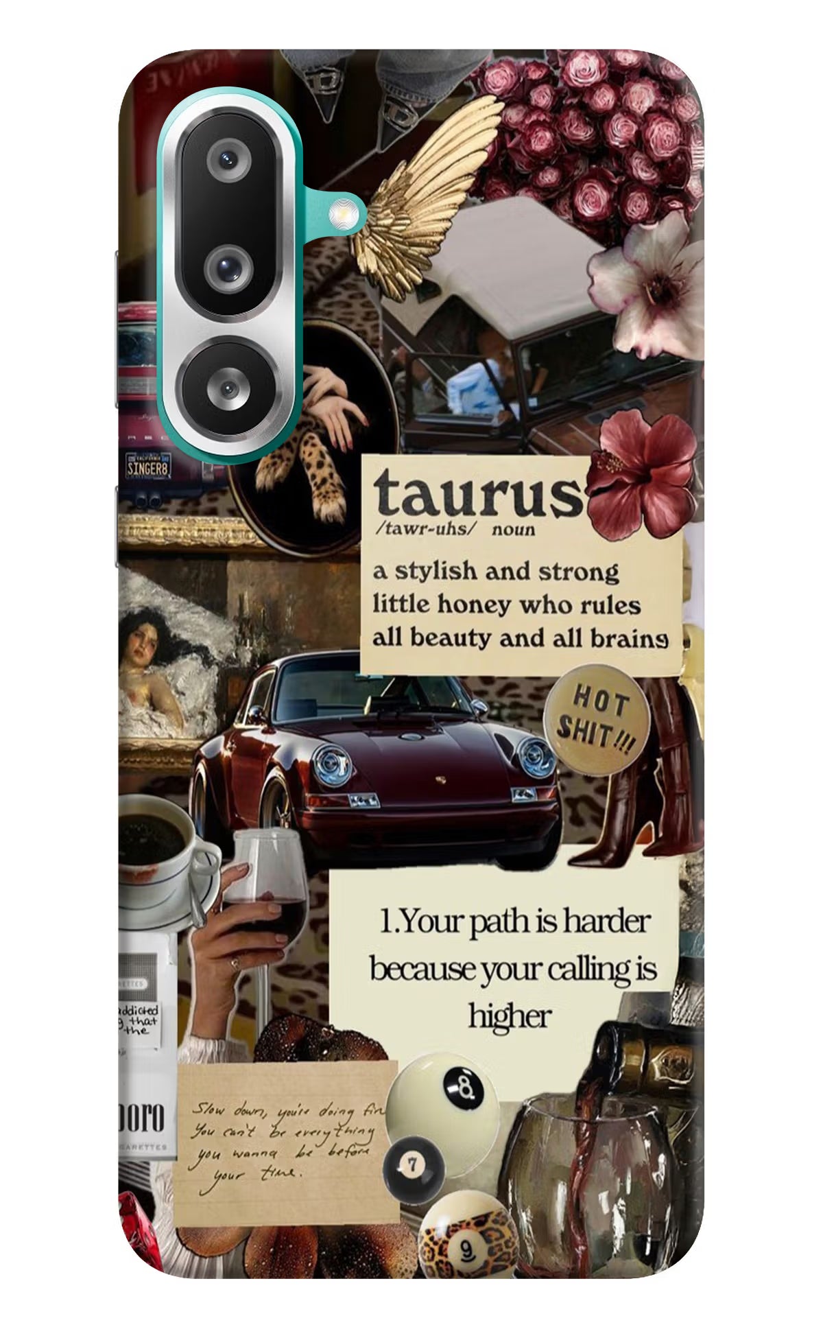 Taurus Zodiac Samsung F56 Hard Case Back Cover by Casekaro