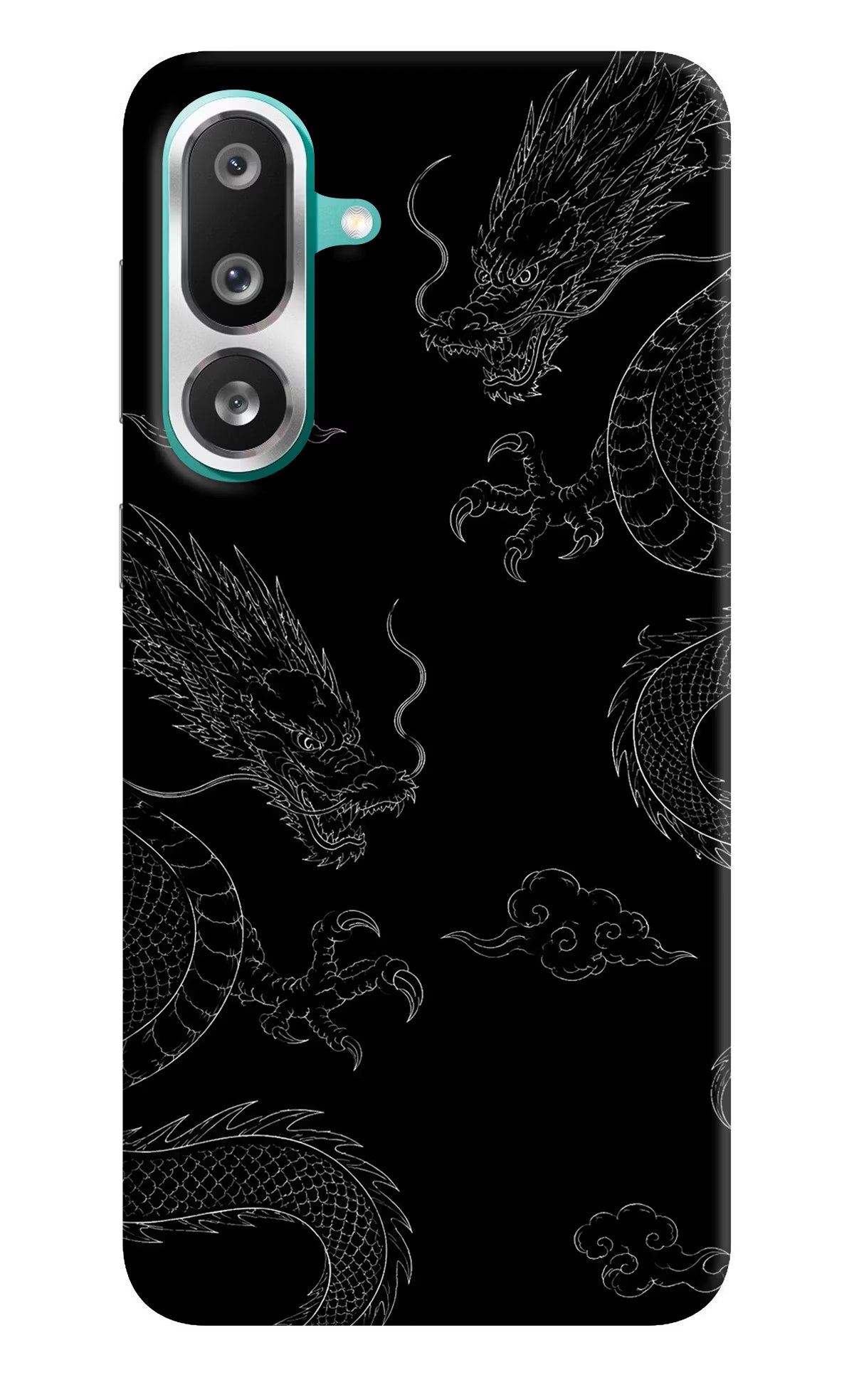 Twin Dragons Samsung F56 Hard Case Back Cover by Casekaro