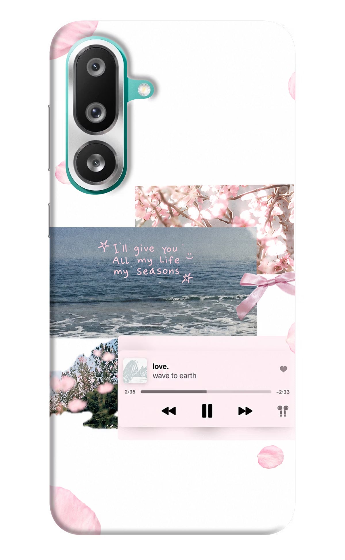 Wave to earth Samsung F56 Back Cover