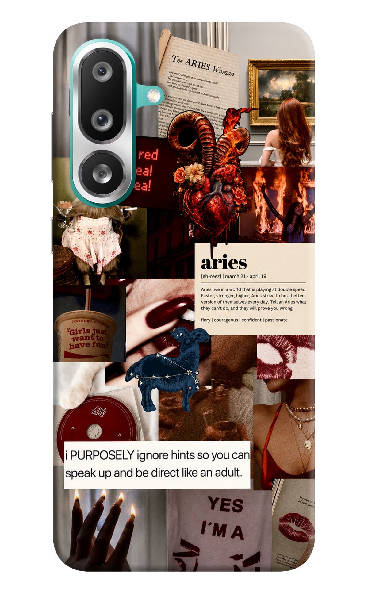Zodiac Aries Samsung F56 Back Cover
