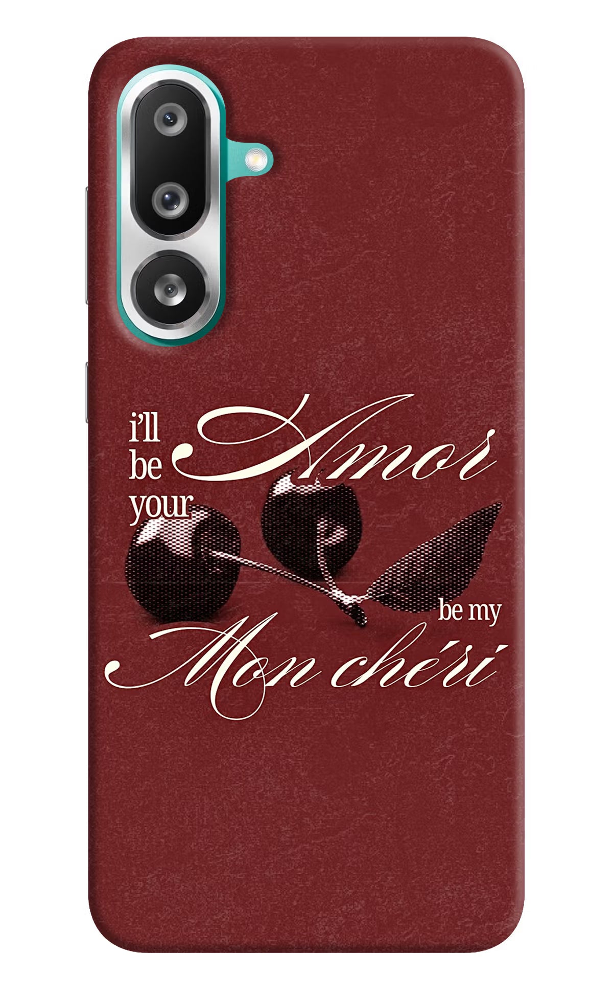 Velvet Cherry Samsung F56 Back Cover