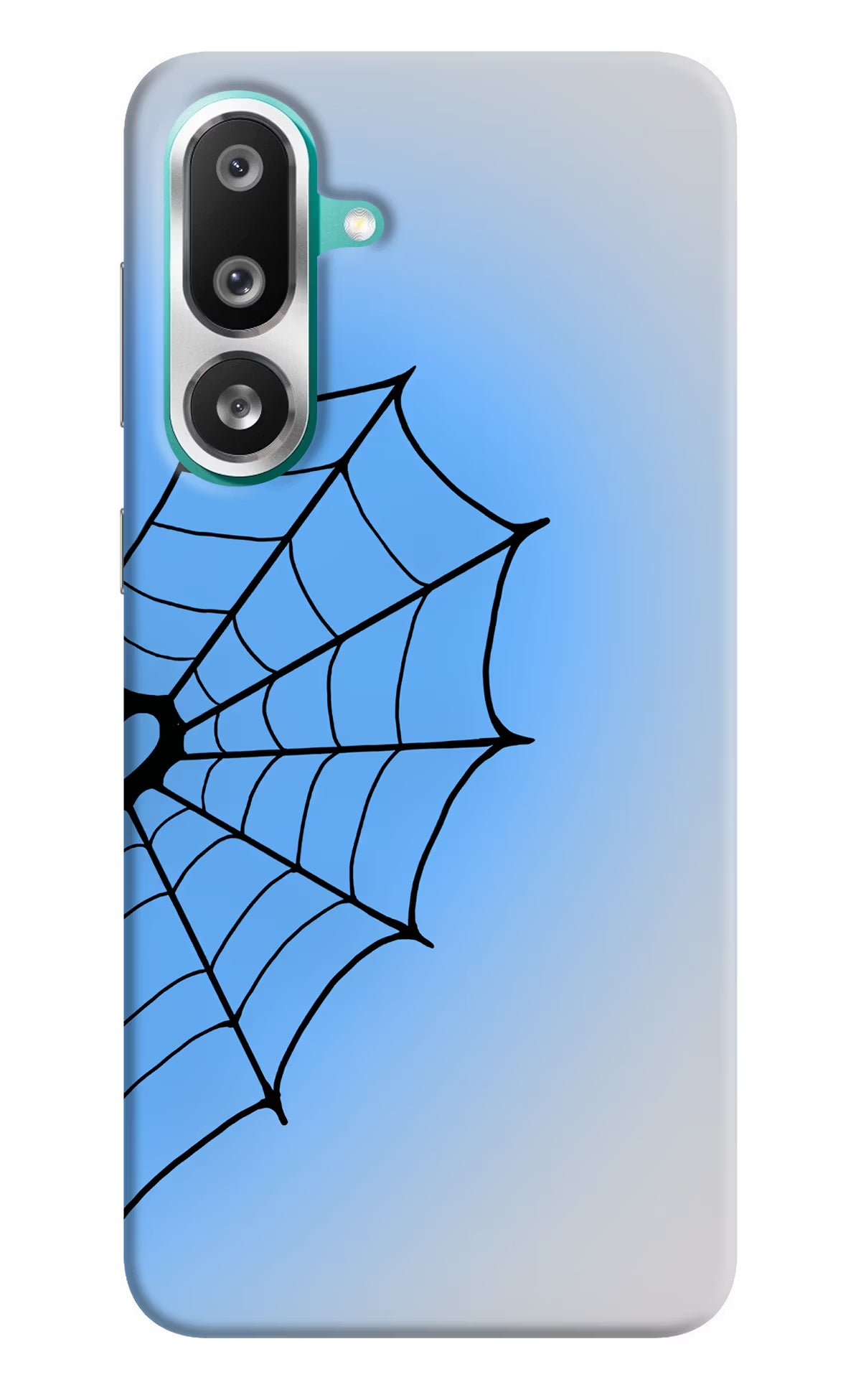 Blue Web Samsung F56 Back Cover