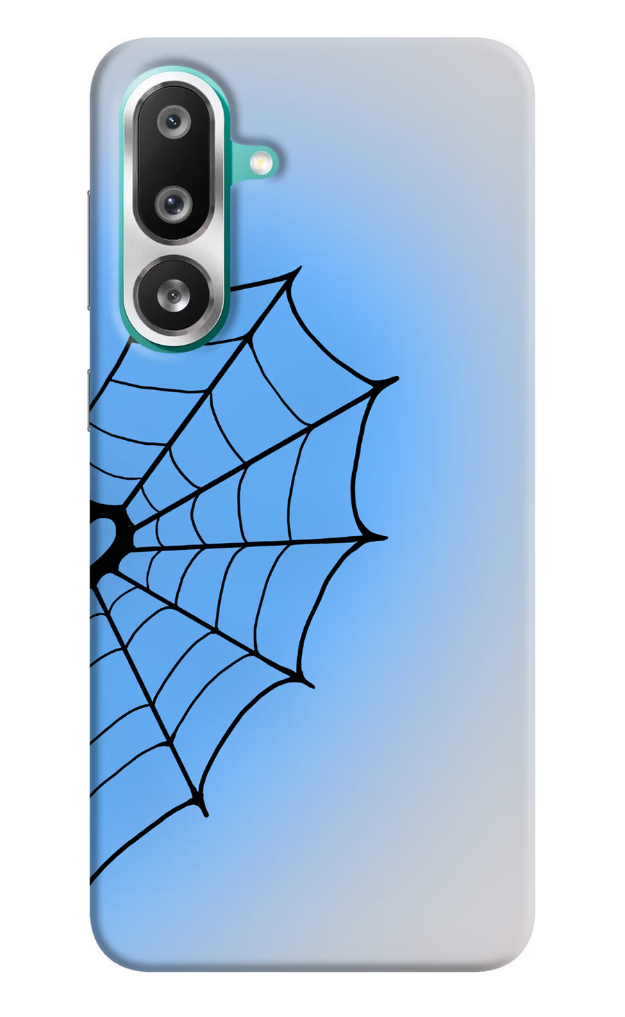 Blue Web Samsung F56 Back Cover, Hard case