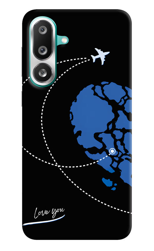Love Orbit Samsung F56 Hard Case Back Cover by Casekaro