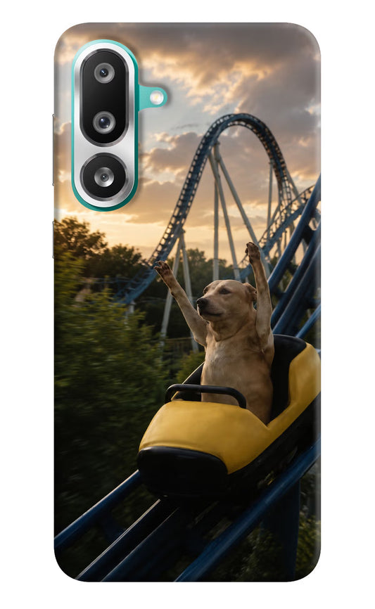 Rollercoaster Dog Samsung F56 Hard Case Back Cover by Casekaro