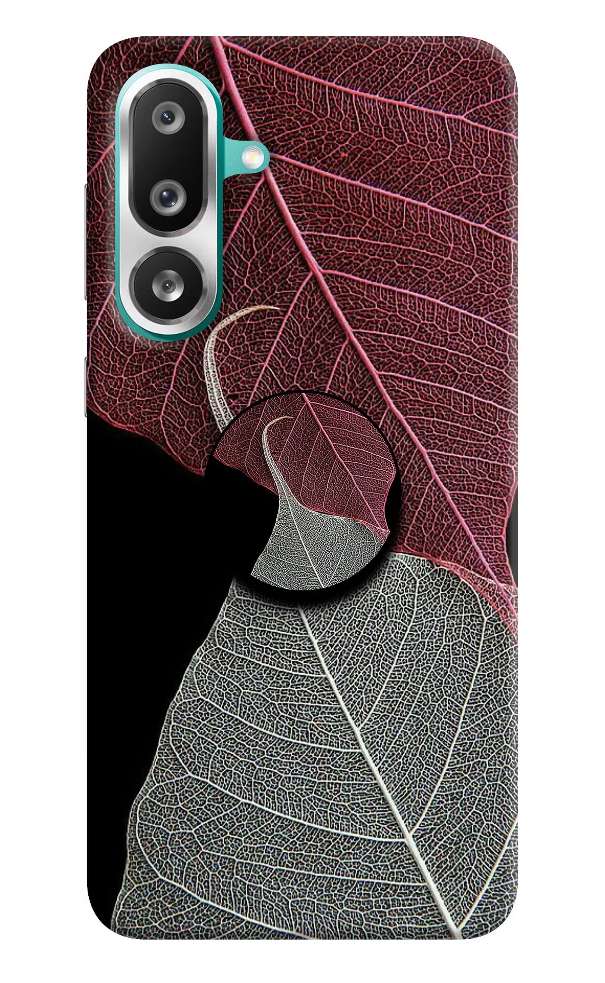 Leaf Pattern Samsung F56 Pop Case by Casekaro