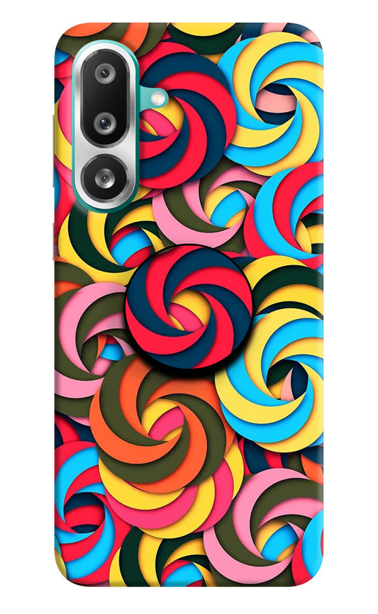 Spiral Pattern Samsung F56 Pop Case by Casekaro