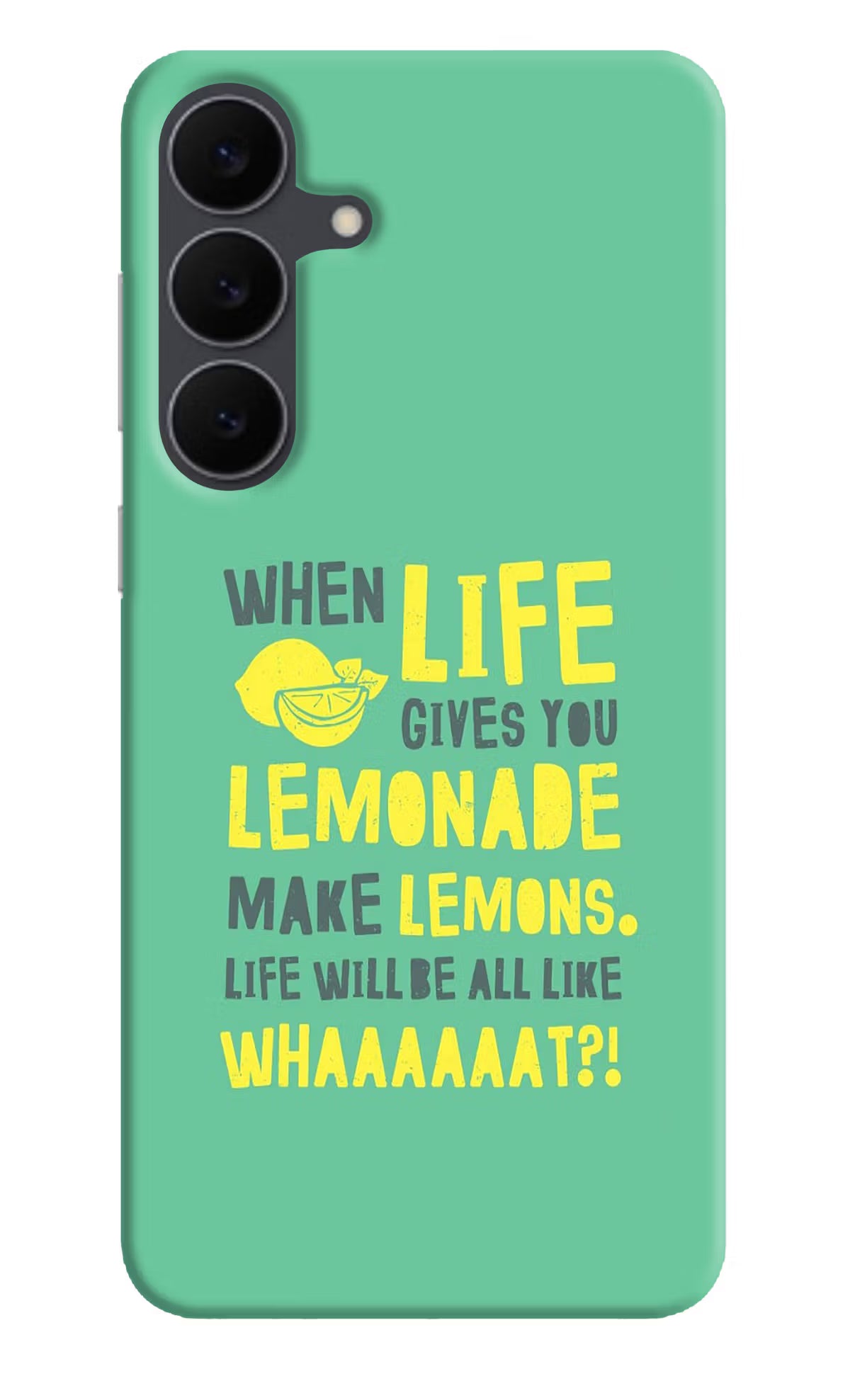 Quote Samsung S25 FE 5G Hard Case Back Cover by Casekaro