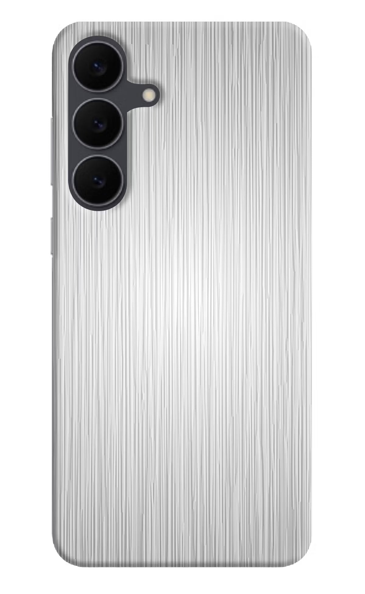 Wooden Grey Texture Samsung S25 FE 5G Hard Case Back Cover by Casekaro