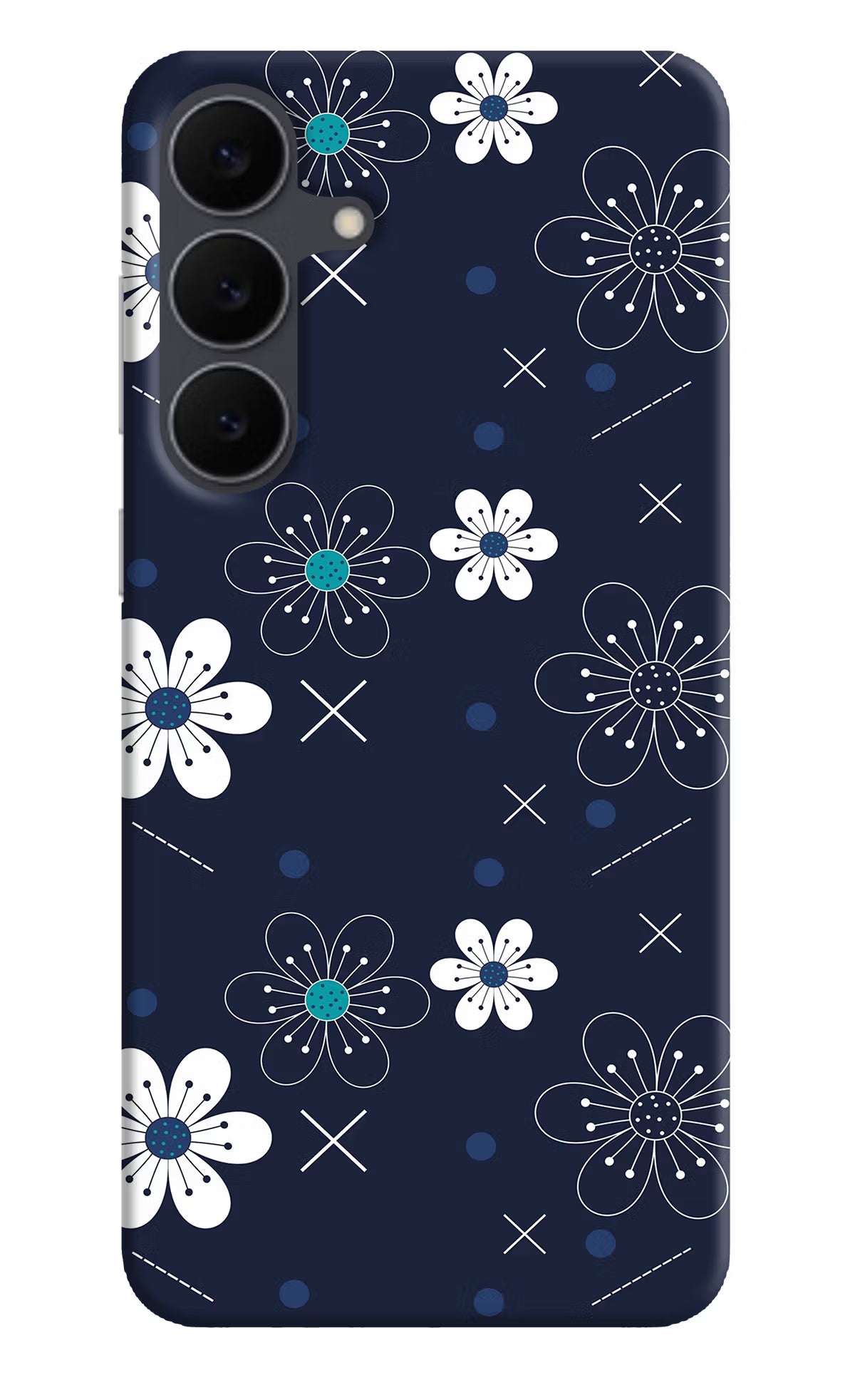 Flowers Samsung S25 FE 5G Hard Case Back Cover by Casekaro