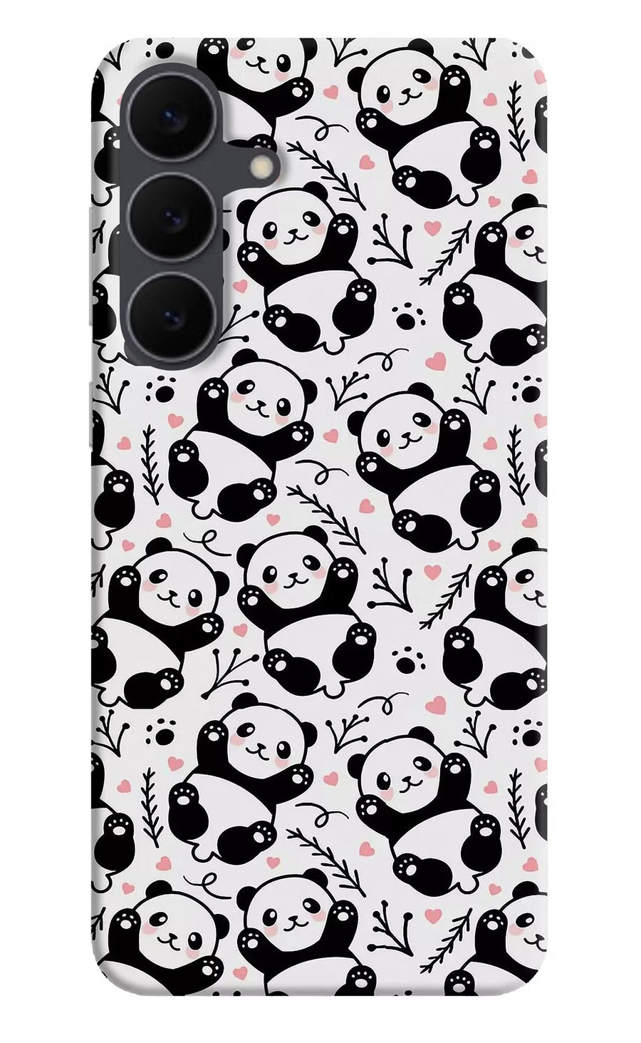 Cute Panda Samsung S25 FE 5G Back Cover, Hard case