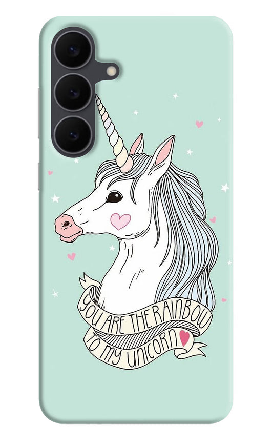 Unicorn Wallpaper Samsung S25 FE 5G Hard Case Back Cover by Casekaro
