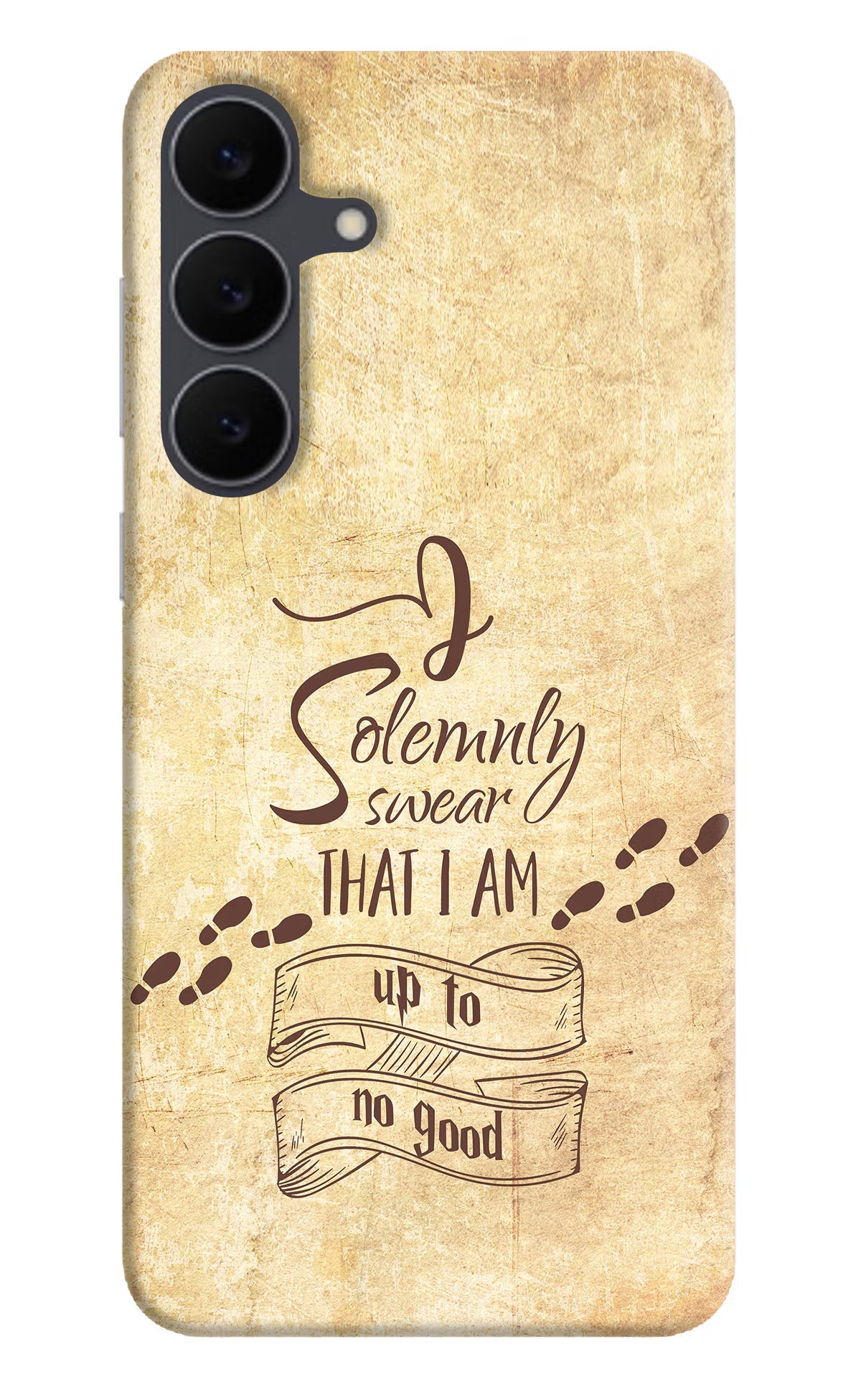 I Solemnly swear that i up to no good Samsung S25 FE 5G Hard Case Back Cover by Casekaro