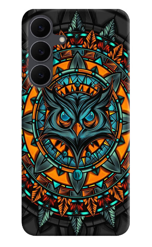 Angry Owl Art Samsung S25 FE 5G Hard Case Back Cover by Casekaro