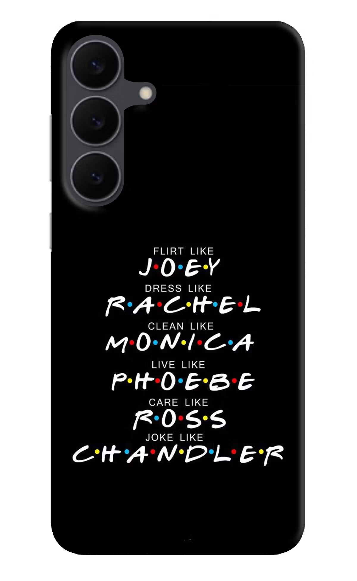 FRIENDS Character Samsung S25 FE 5G Hard Case Back Cover by Casekaro