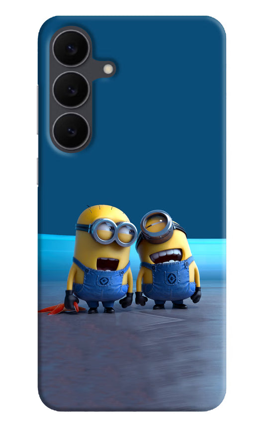 Minion Laughing Samsung S25 FE 5G Hard Case Back Cover by Casekaro