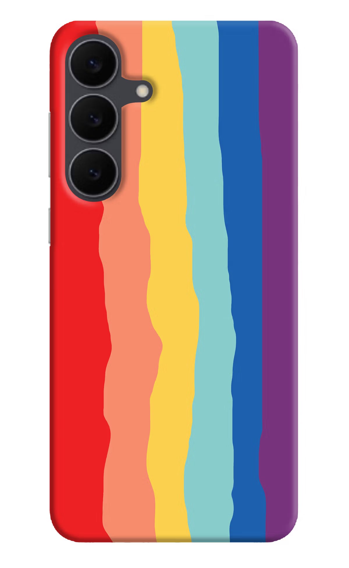 Rainbow Samsung S25 FE 5G Hard Case Back Cover by Casekaro