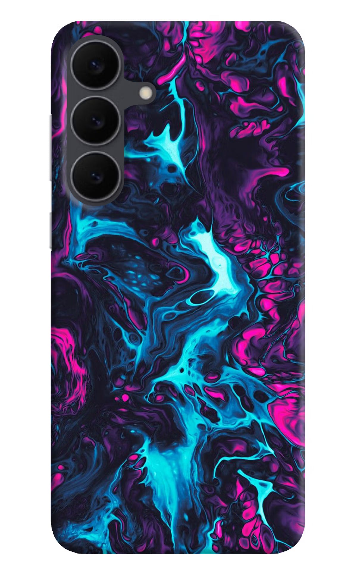 Abstract Samsung S25 FE 5G Hard Case Back Cover by Casekaro