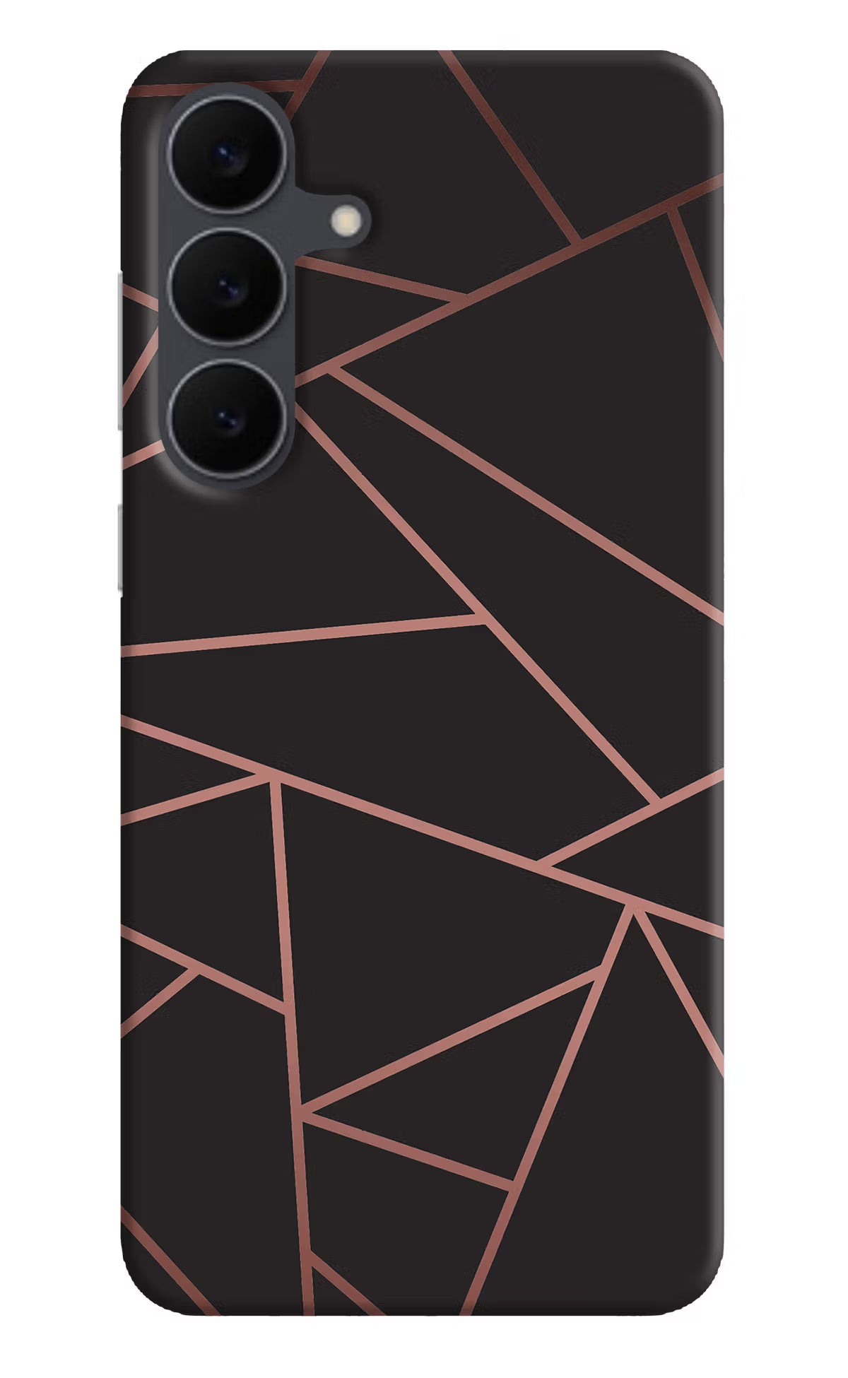 Geometric Pattern Samsung S25 FE 5G Hard Case Back Cover by Casekaro
