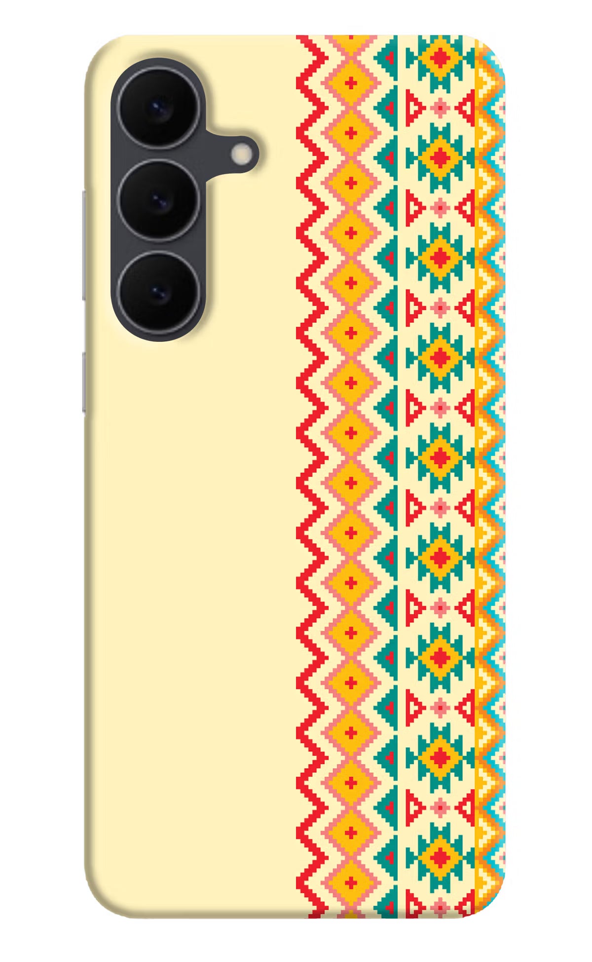 Ethnic Seamless Samsung S25 FE 5G Hard Case Back Cover by Casekaro