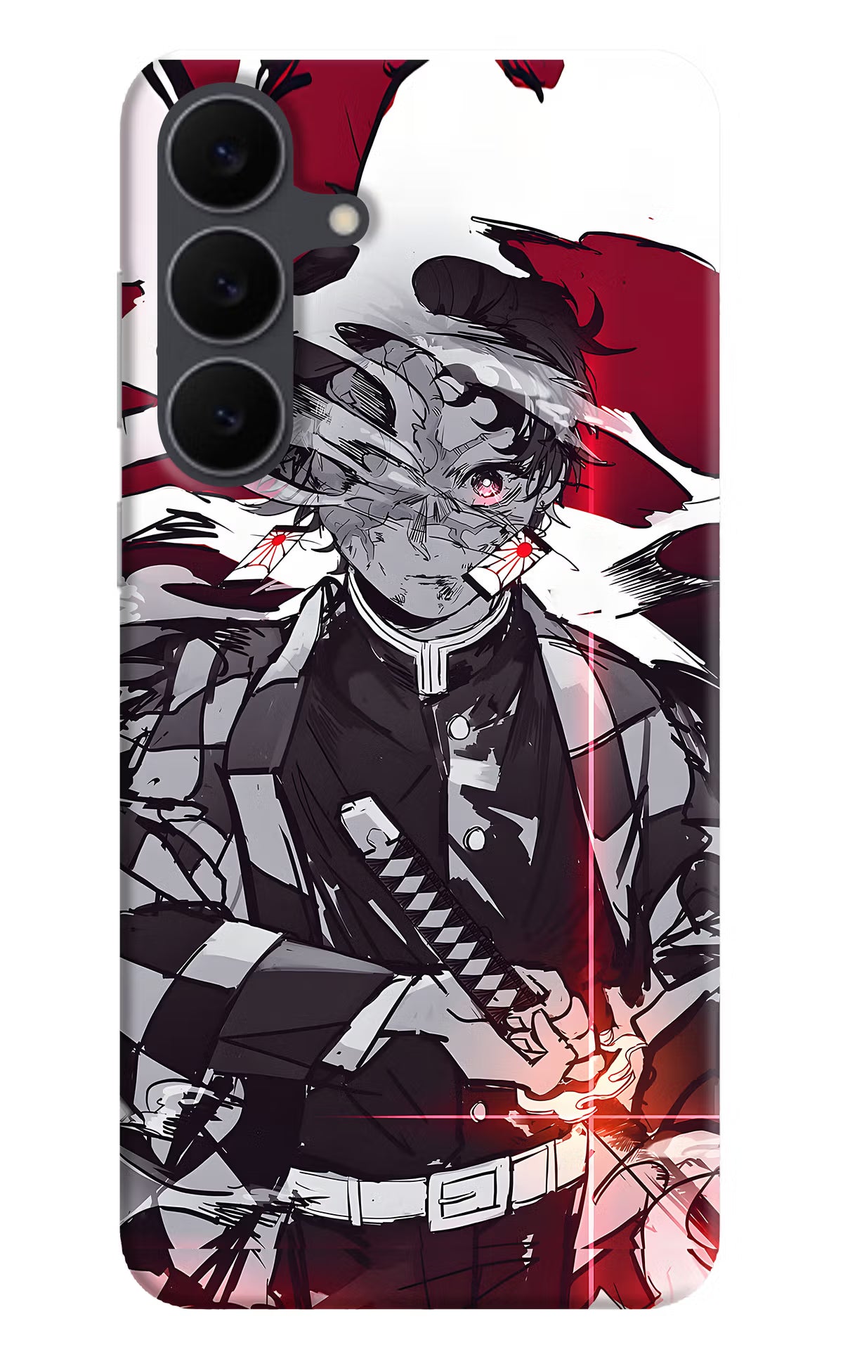 Demon Slayer Samsung S25 FE 5G Hard Case Back Cover by Casekaro
