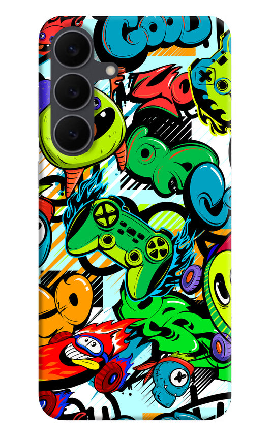 Game Doodle Samsung S25 FE 5G Hard Case Back Cover by Casekaro