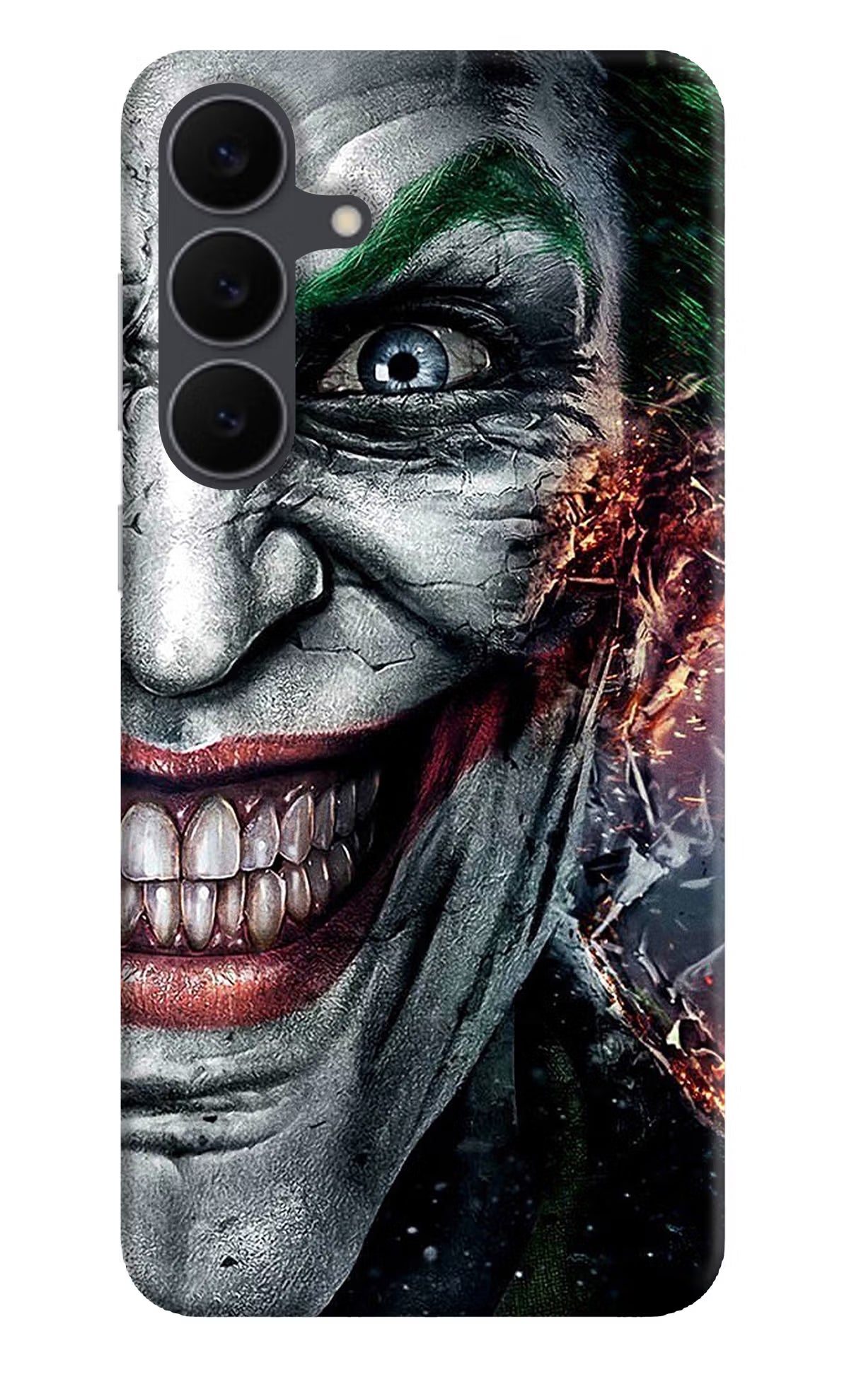 Joker Cam Samsung S25 FE 5G Hard Case Back Cover by Casekaro