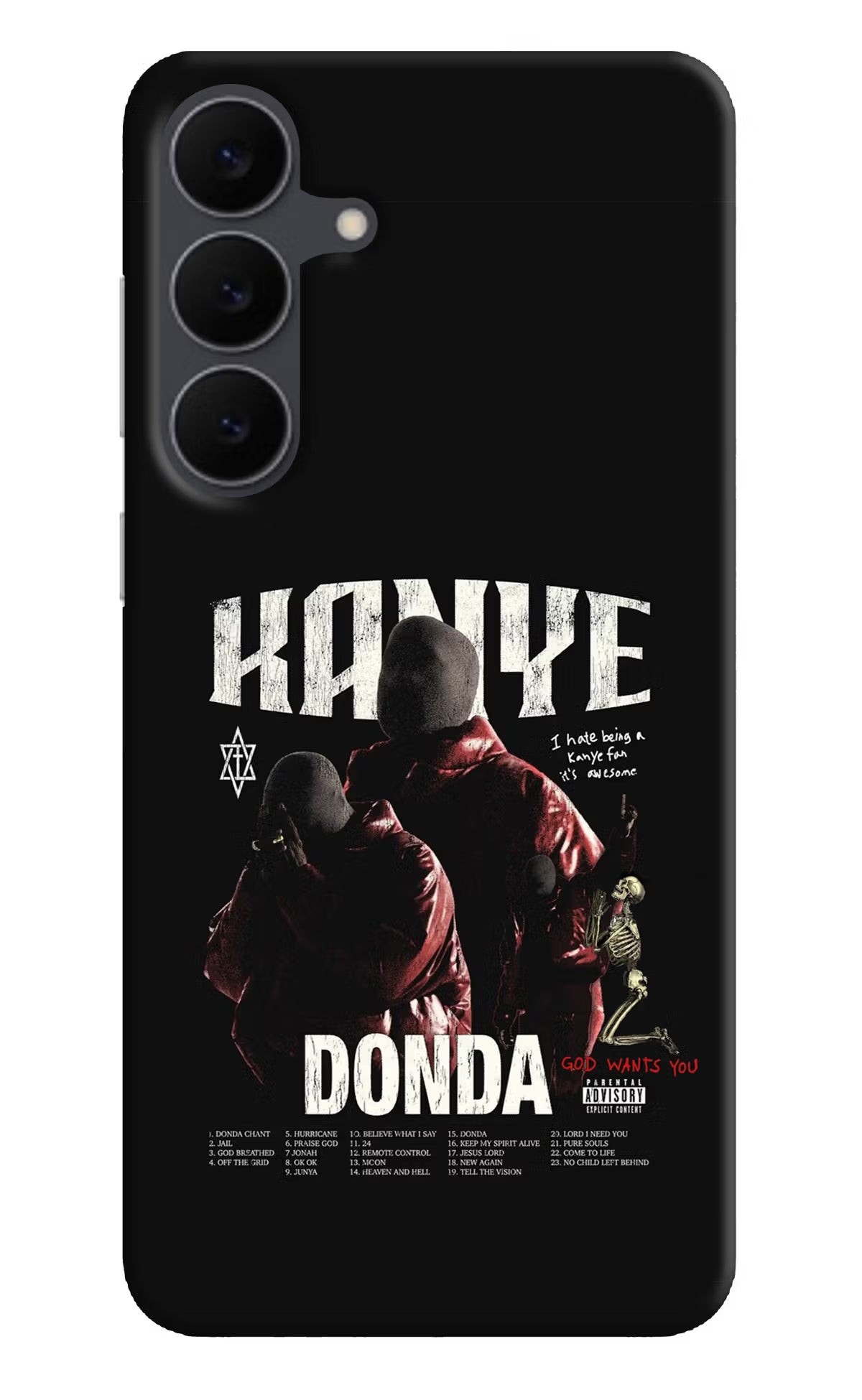 Donda Kanye West Samsung S25 FE 5G Hard Case Back Cover by Casekaro