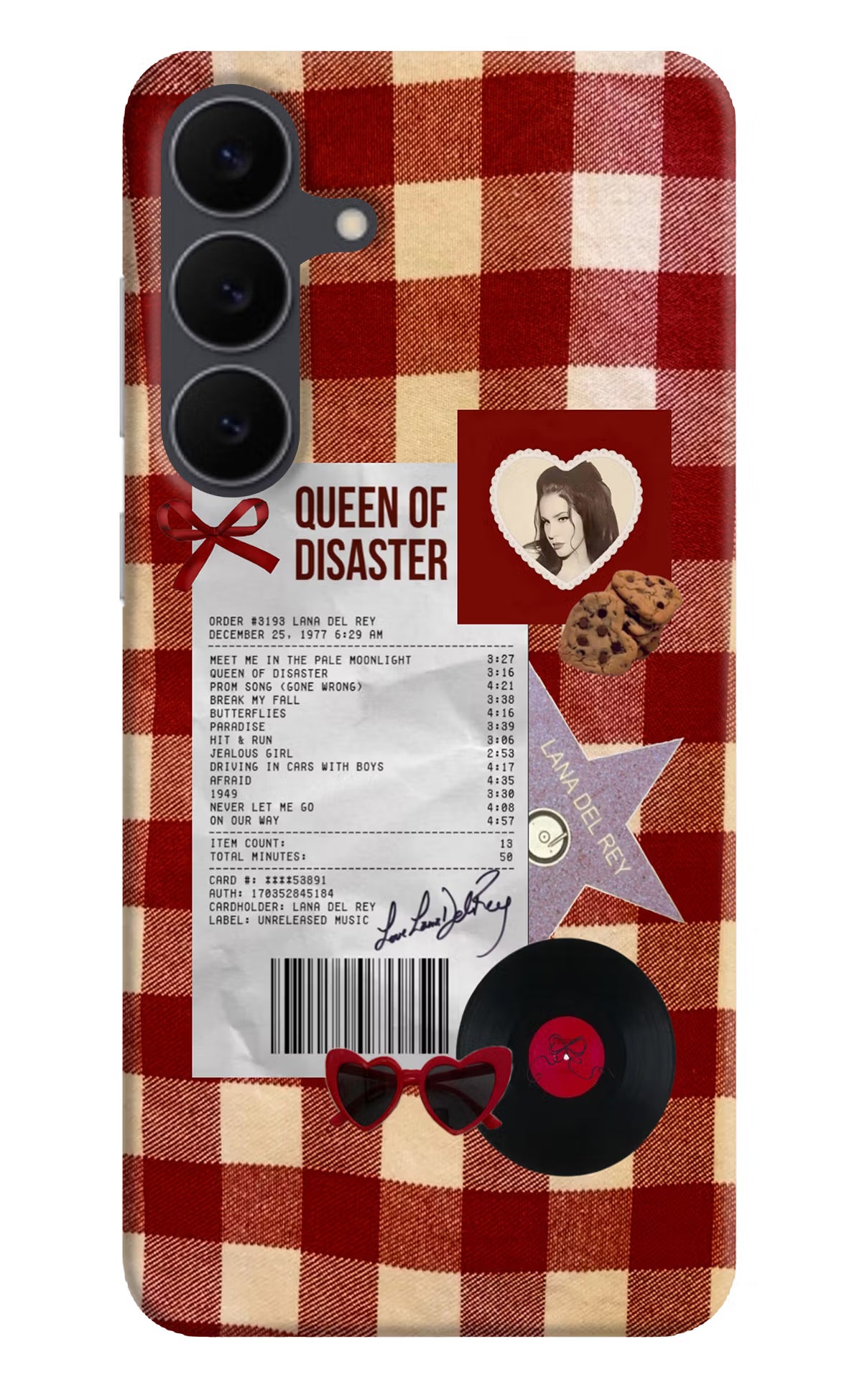Queen of Disaster Samsung S25 FE 5G Hard Case Back Cover by Casekaro