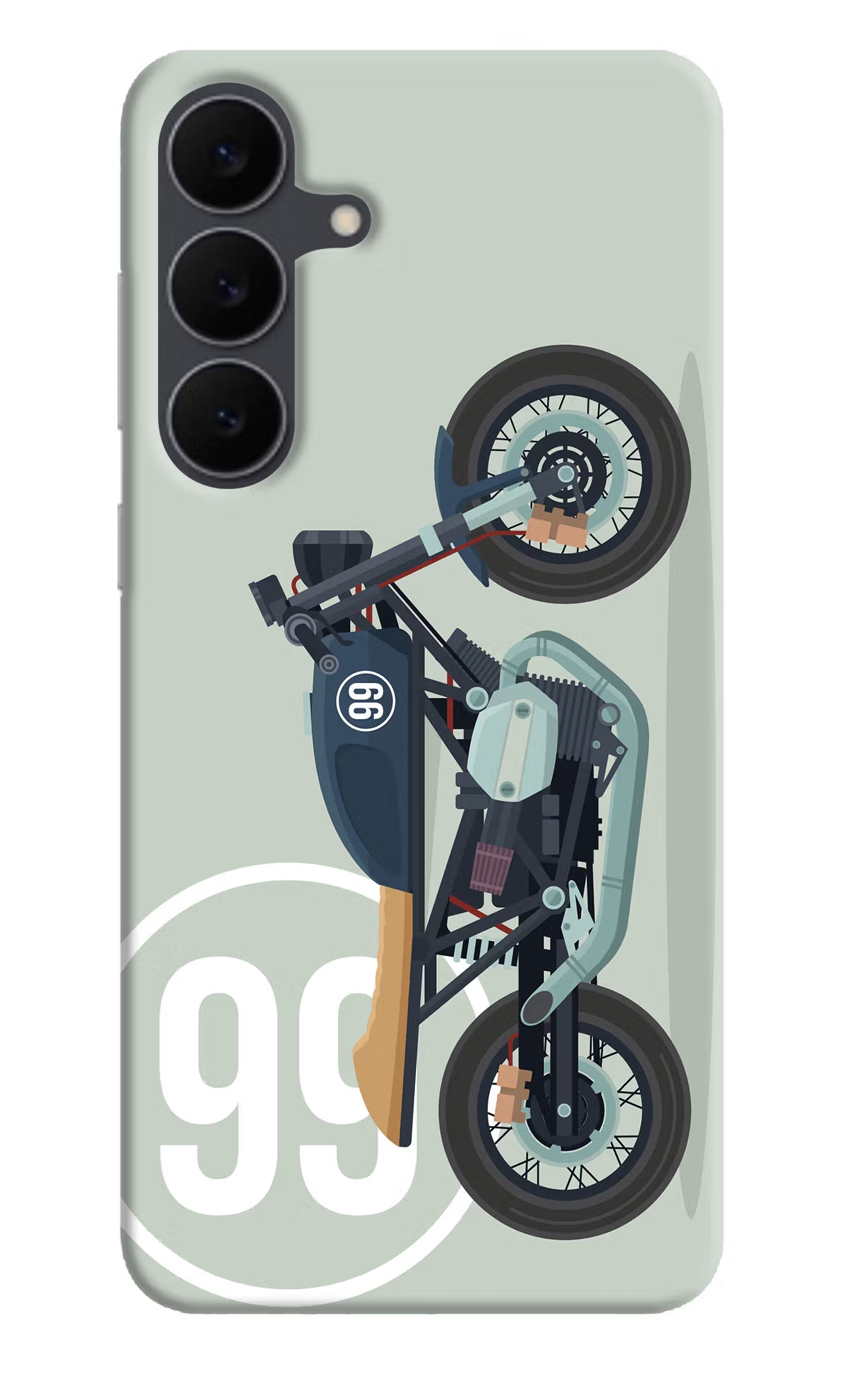 Classic Cafe Racer 99 Samsung S25 FE 5G Hard Case Back Cover by Casekaro