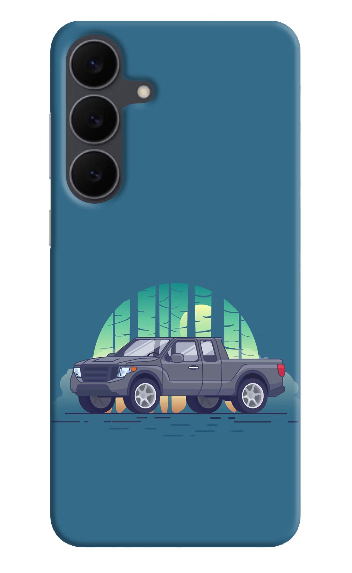 Retro Garage Vibe Samsung S25 FE 5G Hard Case Back Cover by Casekaro
