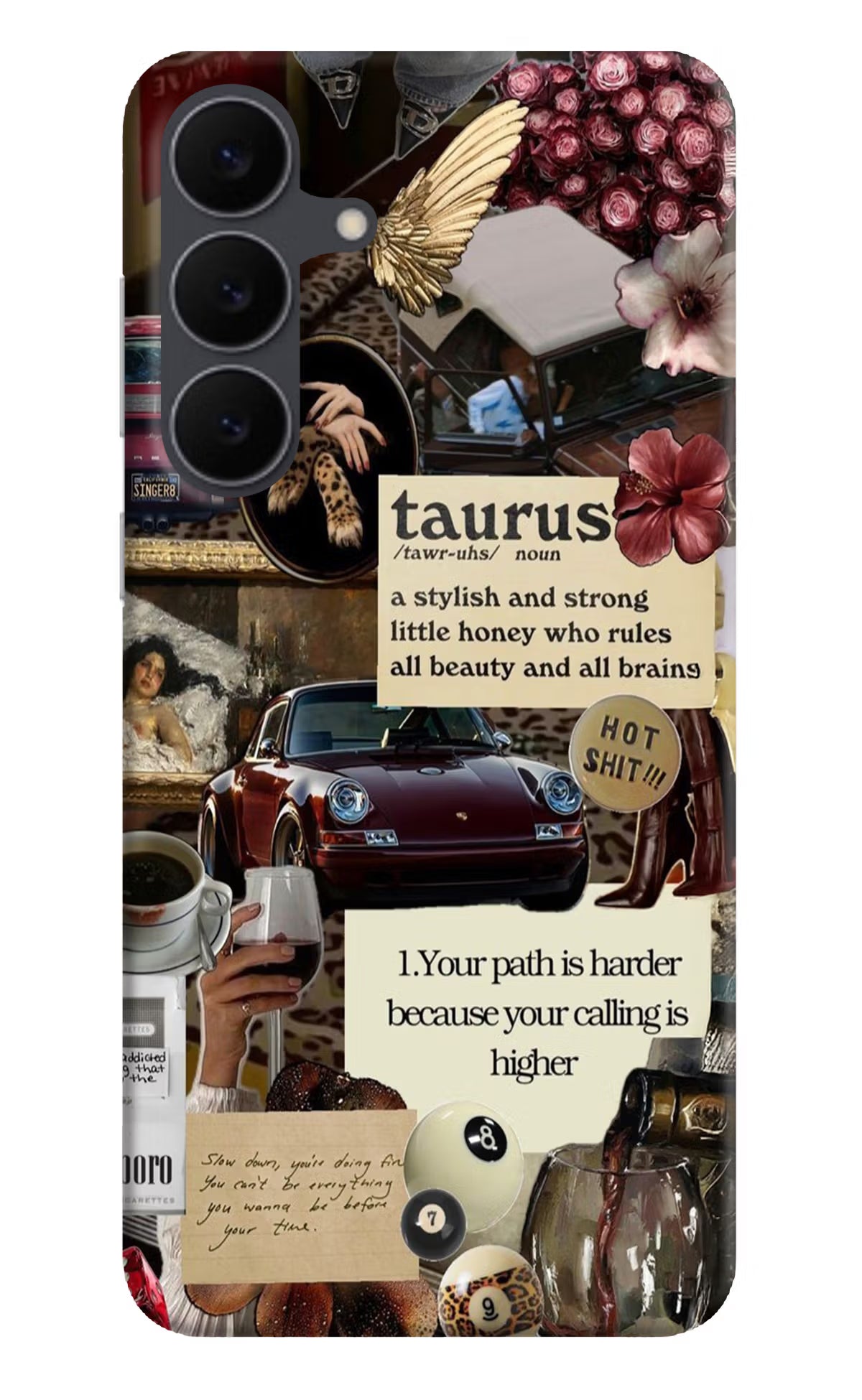 Taurus Zodiac Samsung S25 FE 5G Hard Case Back Cover by Casekaro