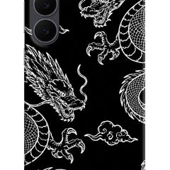 Twin Dragons Samsung S25 FE 5G Hard Case Back Cover by Casekaro