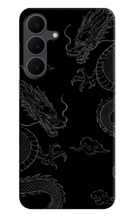 Twin Dragons Samsung S25 FE 5G Hard Case Back Cover by Casekaro