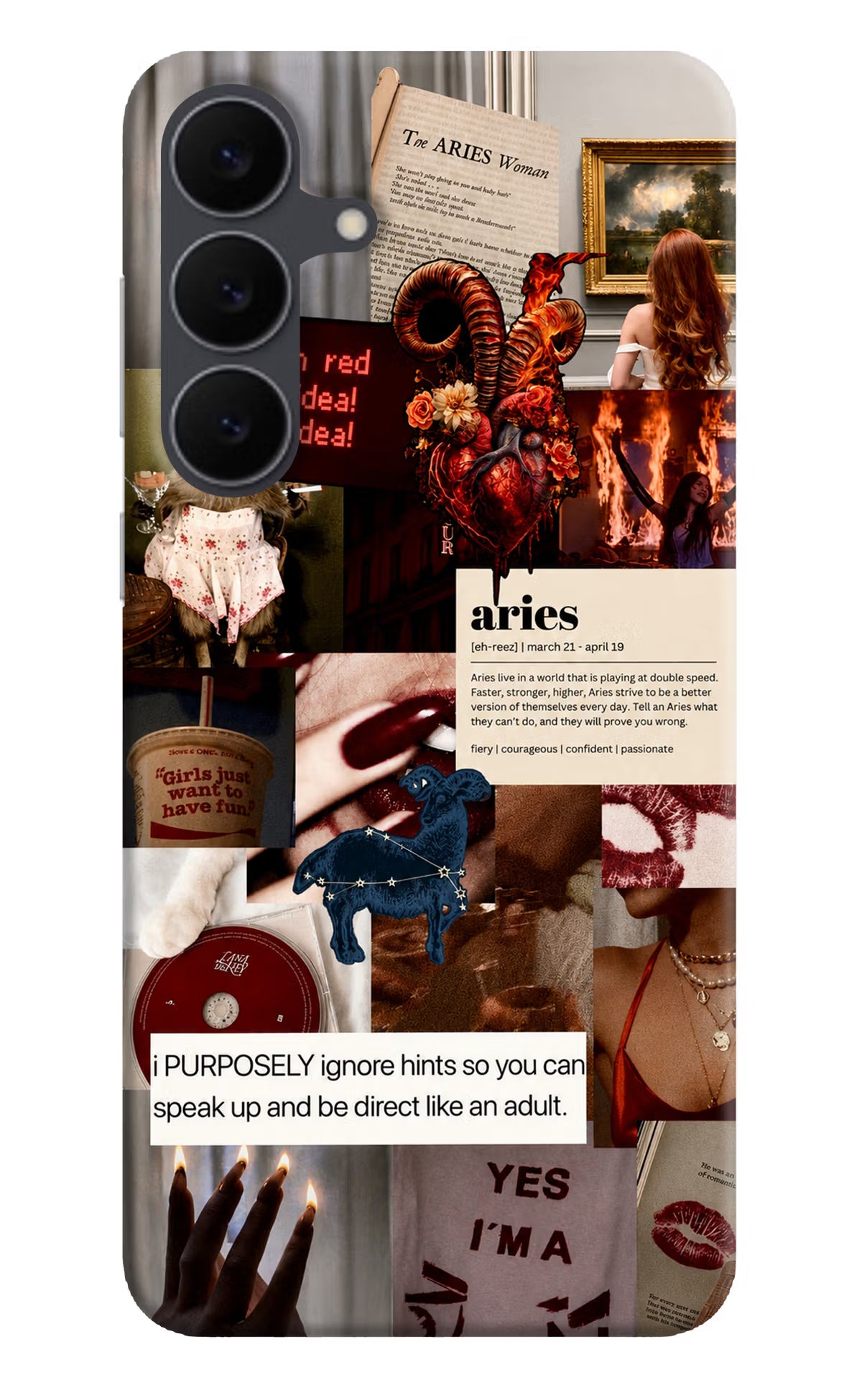Zodiac Aries Samsung S25 FE 5G Back Cover