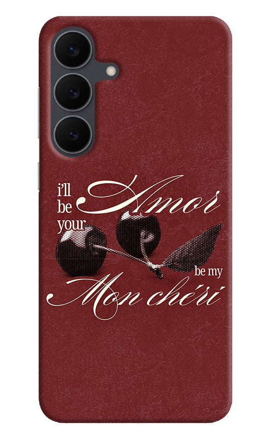 Velvet Cherry Samsung S25 FE 5G Hard Case Back Cover by Casekaro