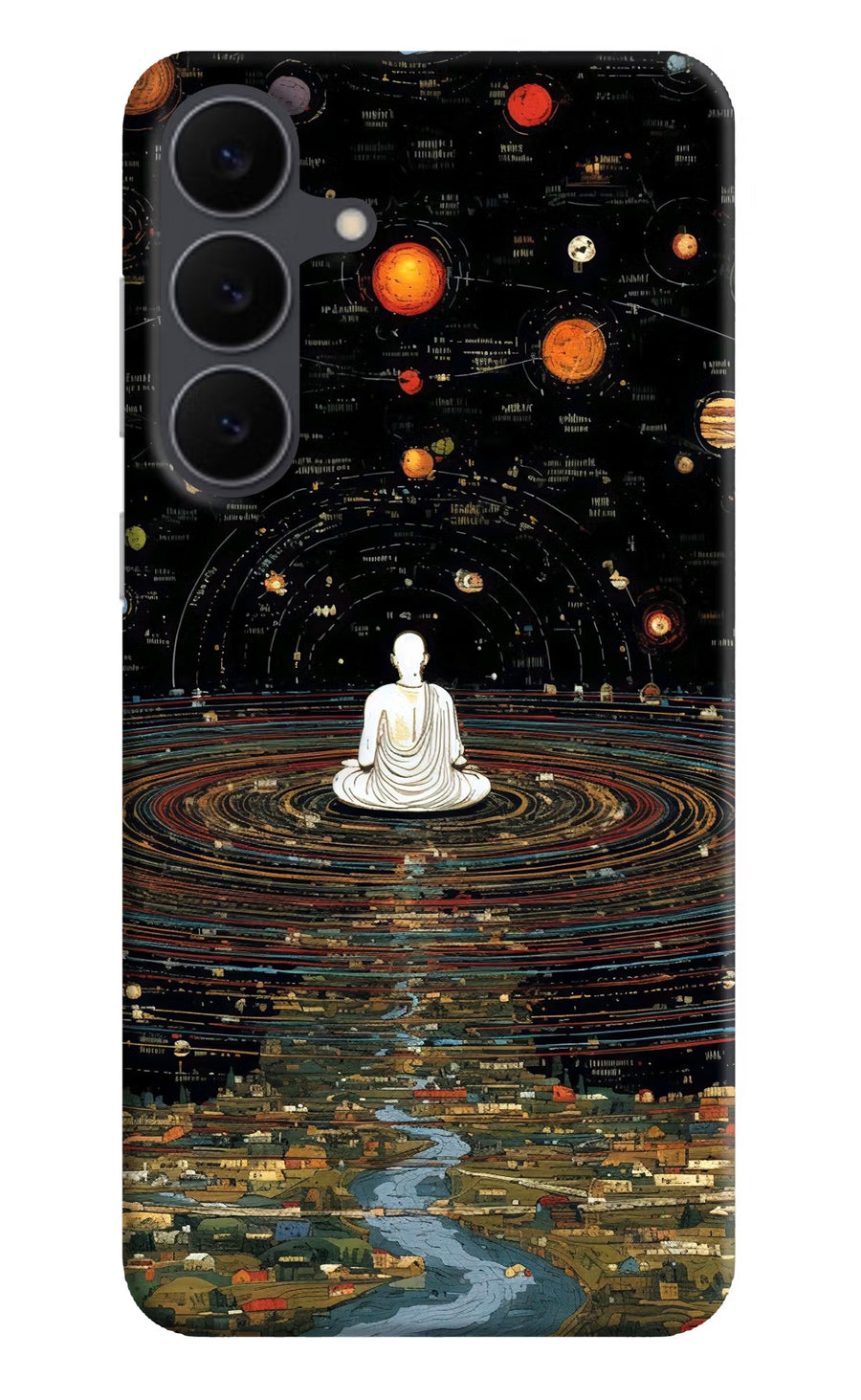 Space Monk Samsung S25 FE 5G Back Cover, Hard case