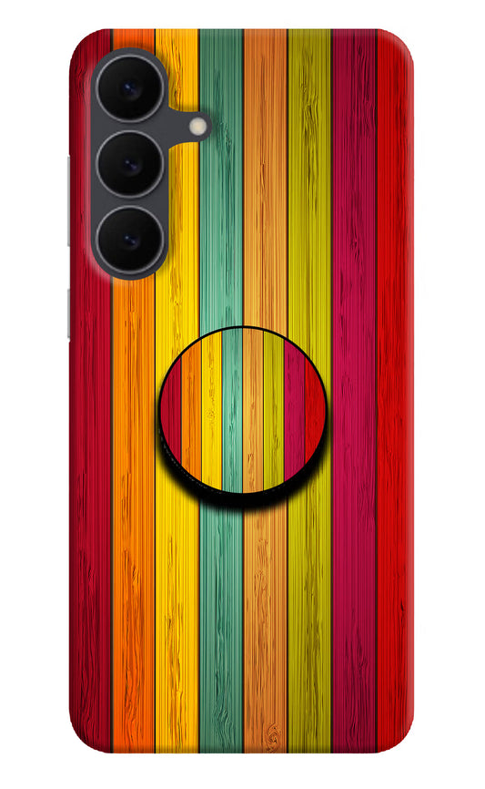Multicolor Wooden Samsung S25 FE 5G Pop Case by Casekaro