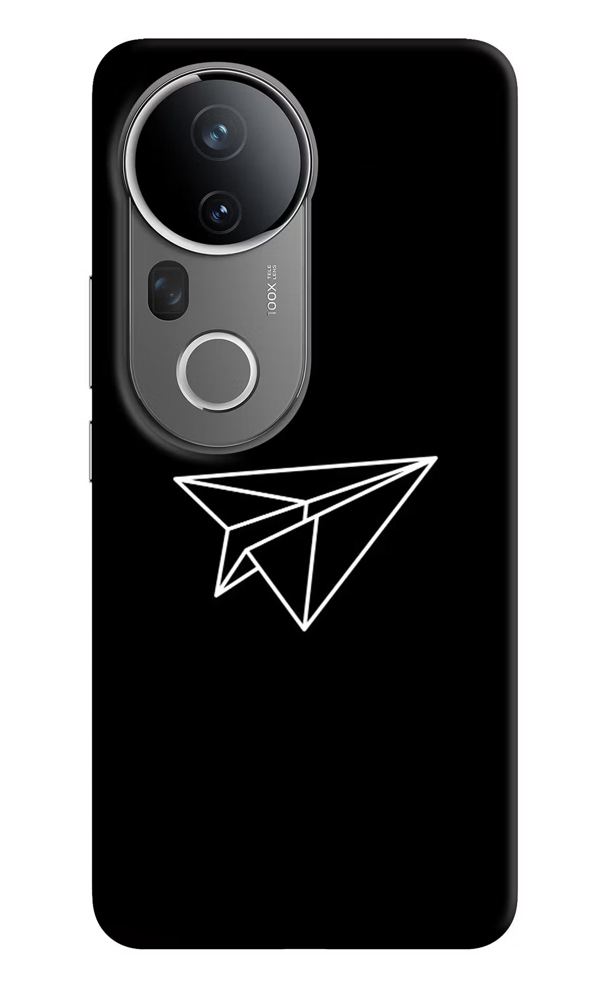 Paper Plane White Vivo T4 Ultra 5G Hard Case Back Cover by Casekaro