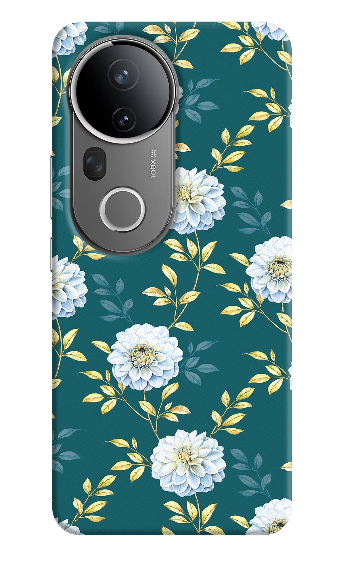 Flowers Vivo T4 Ultra 5G Hard Case Back Cover by Casekaro