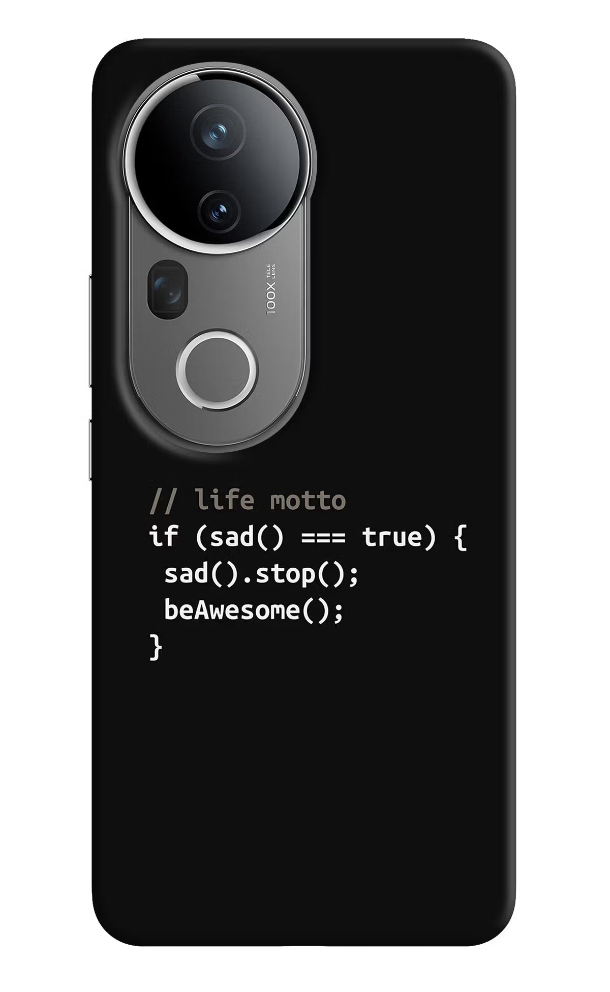 Life Motto Code Vivo T4 Ultra 5G Hard Case Back Cover by Casekaro