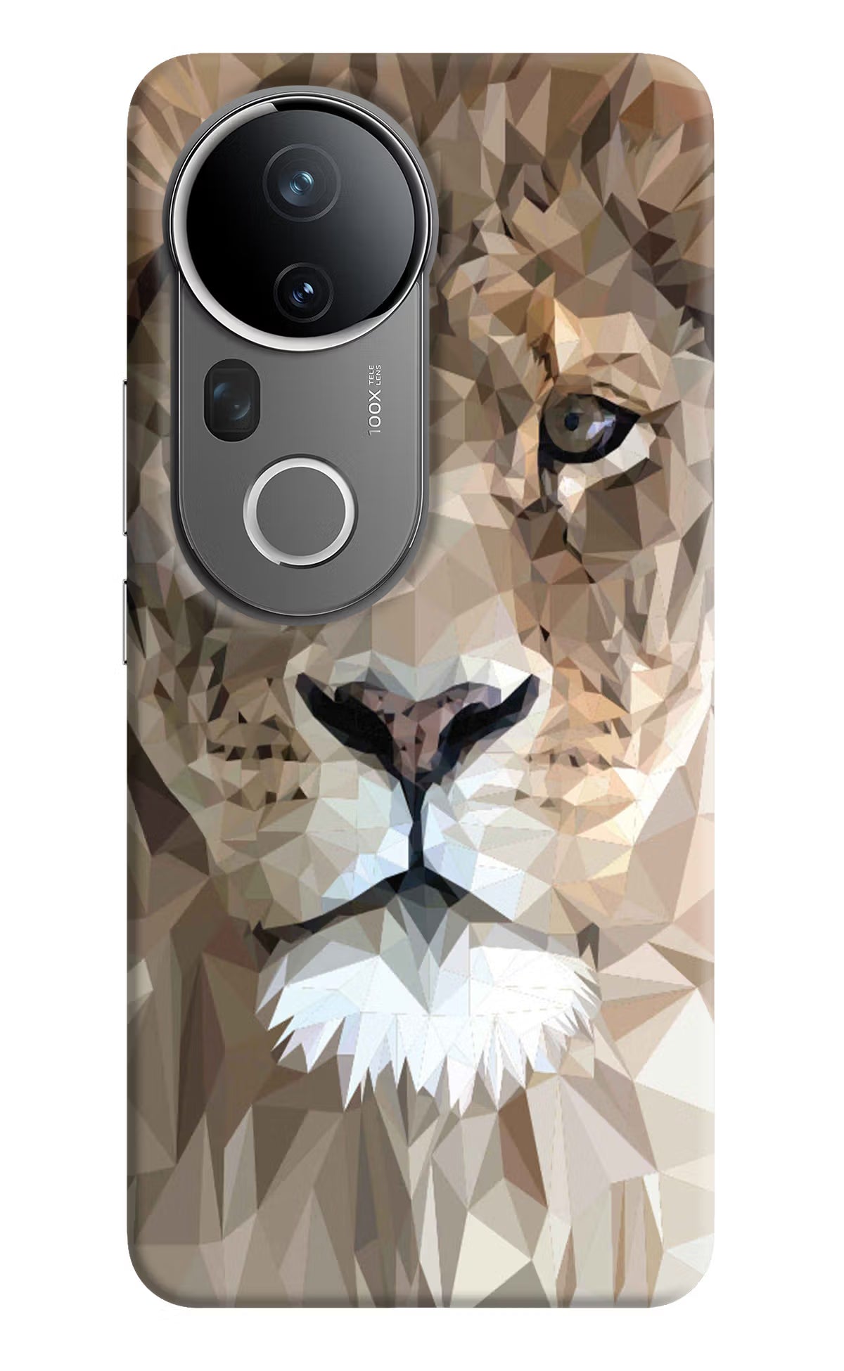 Lion Art Vivo T4 Ultra 5G Hard Case Back Cover by Casekaro