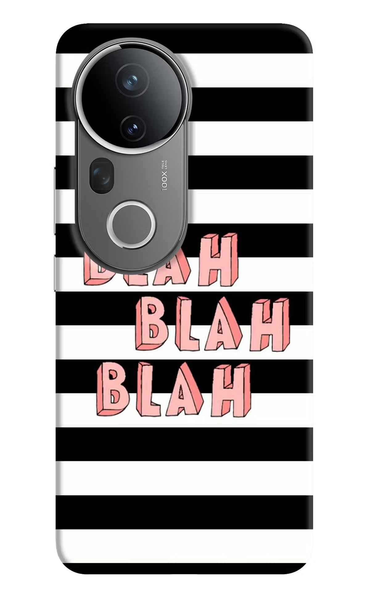 Blah Blah Blah Vivo T4 Ultra 5G Hard Case Back Cover by Casekaro