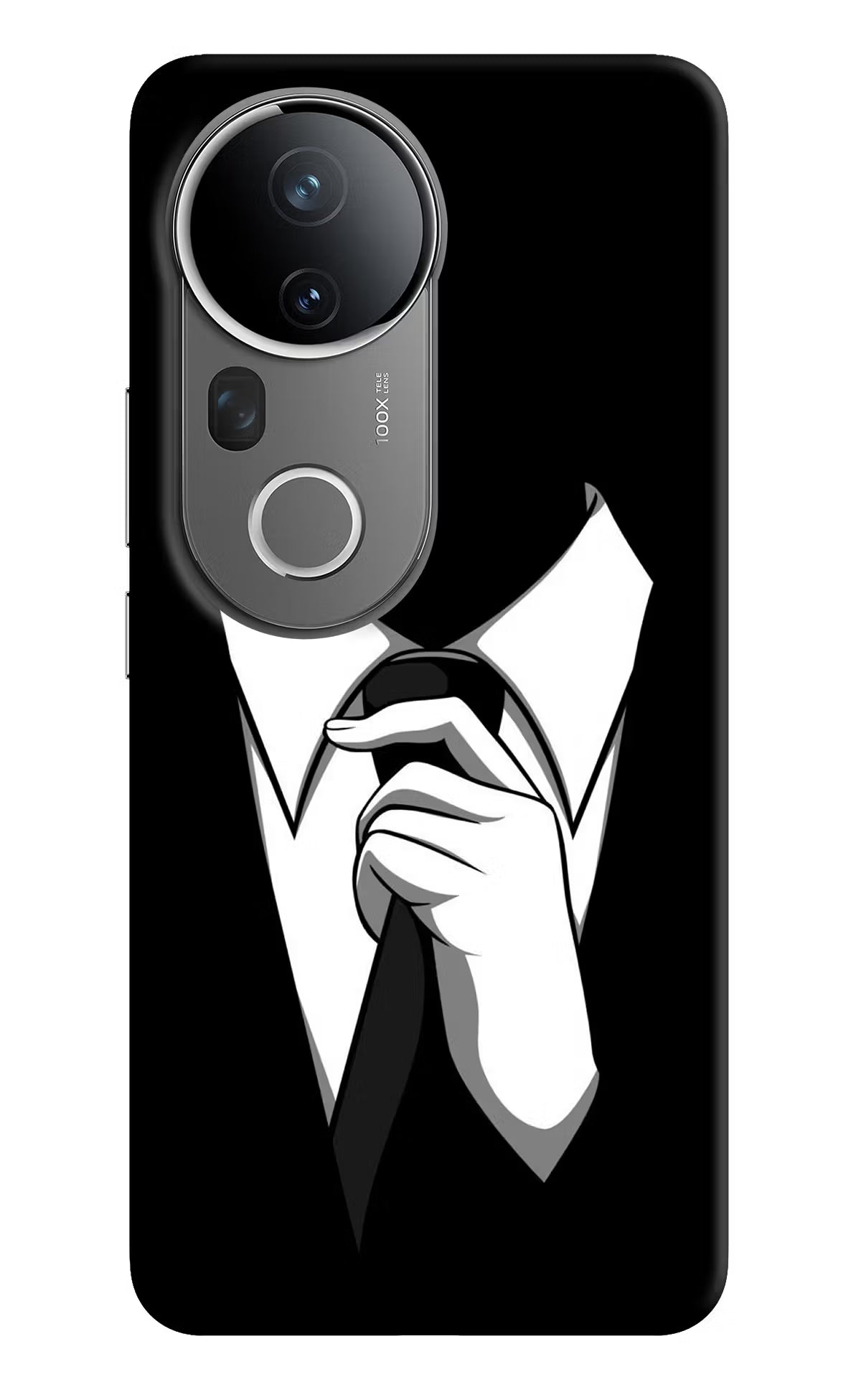 Black Tie Vivo T4 Ultra 5G Hard Case Back Cover by Casekaro